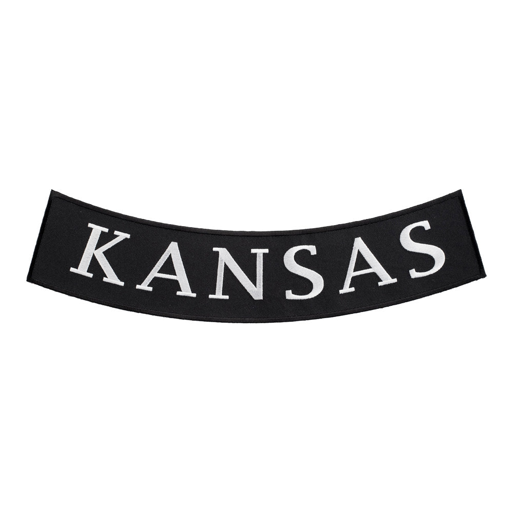 Kansas State Bottom Rocker Patch, Large Size — product image