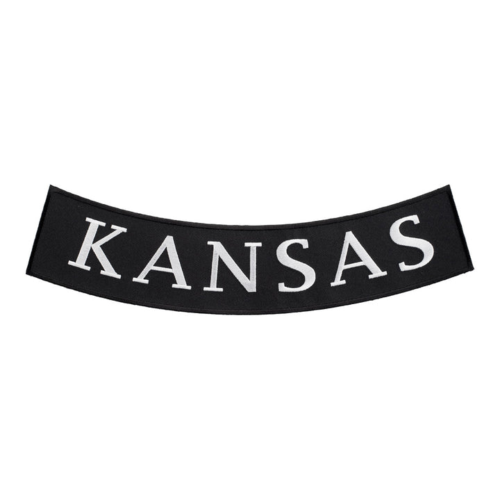 Kansas State Bottom Rocker Patch, Large Size — product image