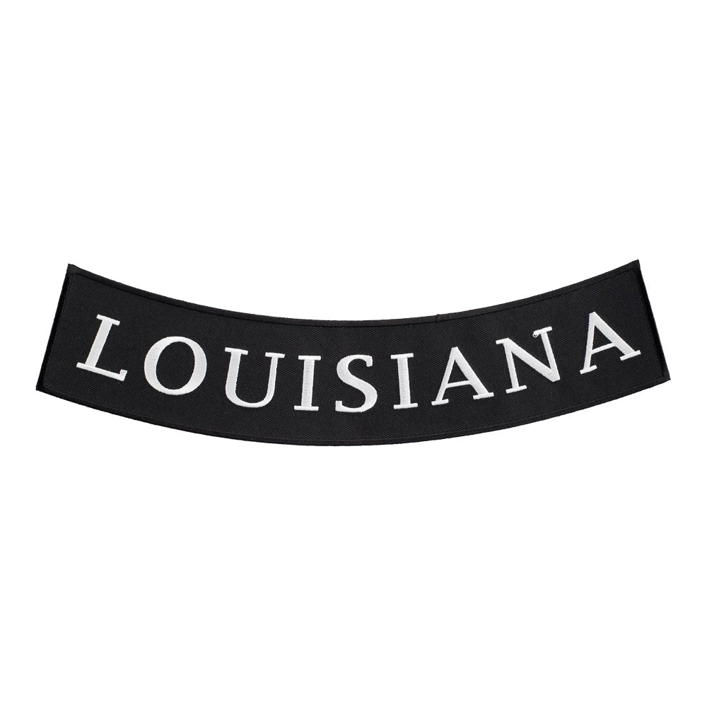 Louisiana State Bottom Rocker Patch, Large Size — product image