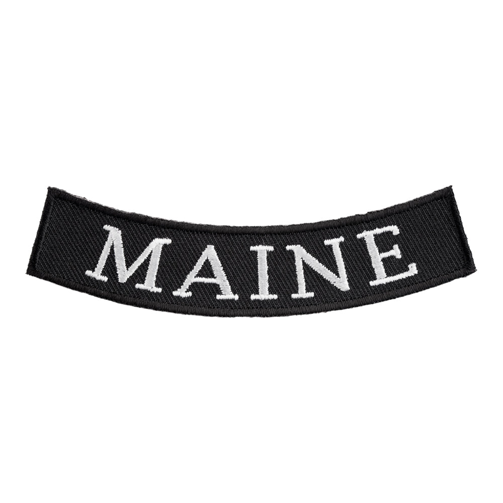 Maine State Bottom Rocker Patch, Small Size — product image