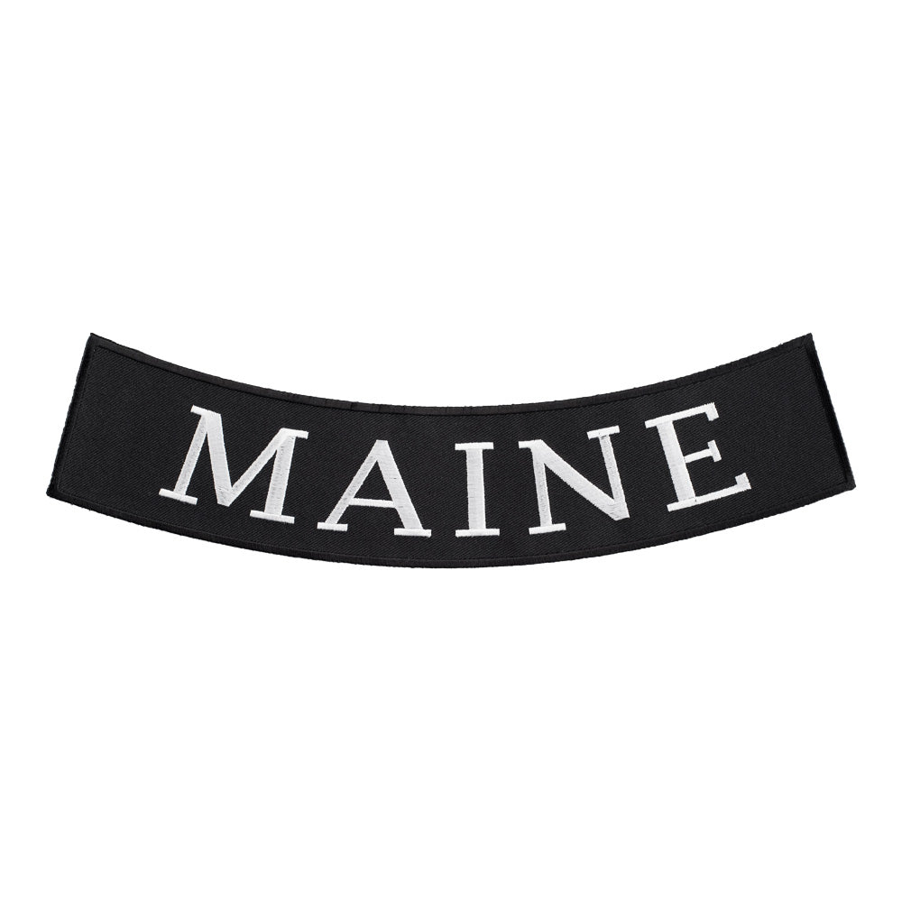 Maine State Bottom Rocker Patch, Large Size — product image