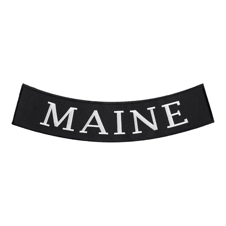 Maine State Bottom Rocker Patch, Large Size — product image