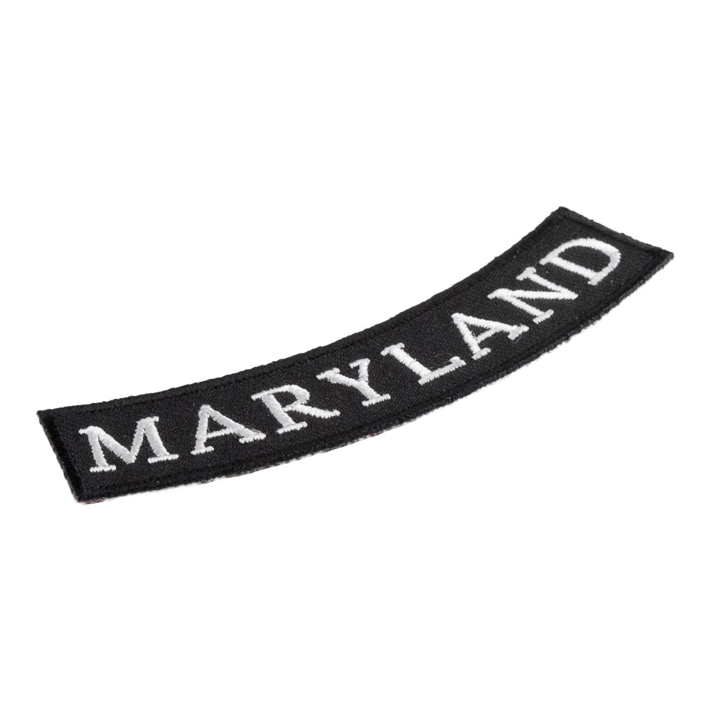 Maryland State Bottom Rocker Patch, Small Size — detail view 1