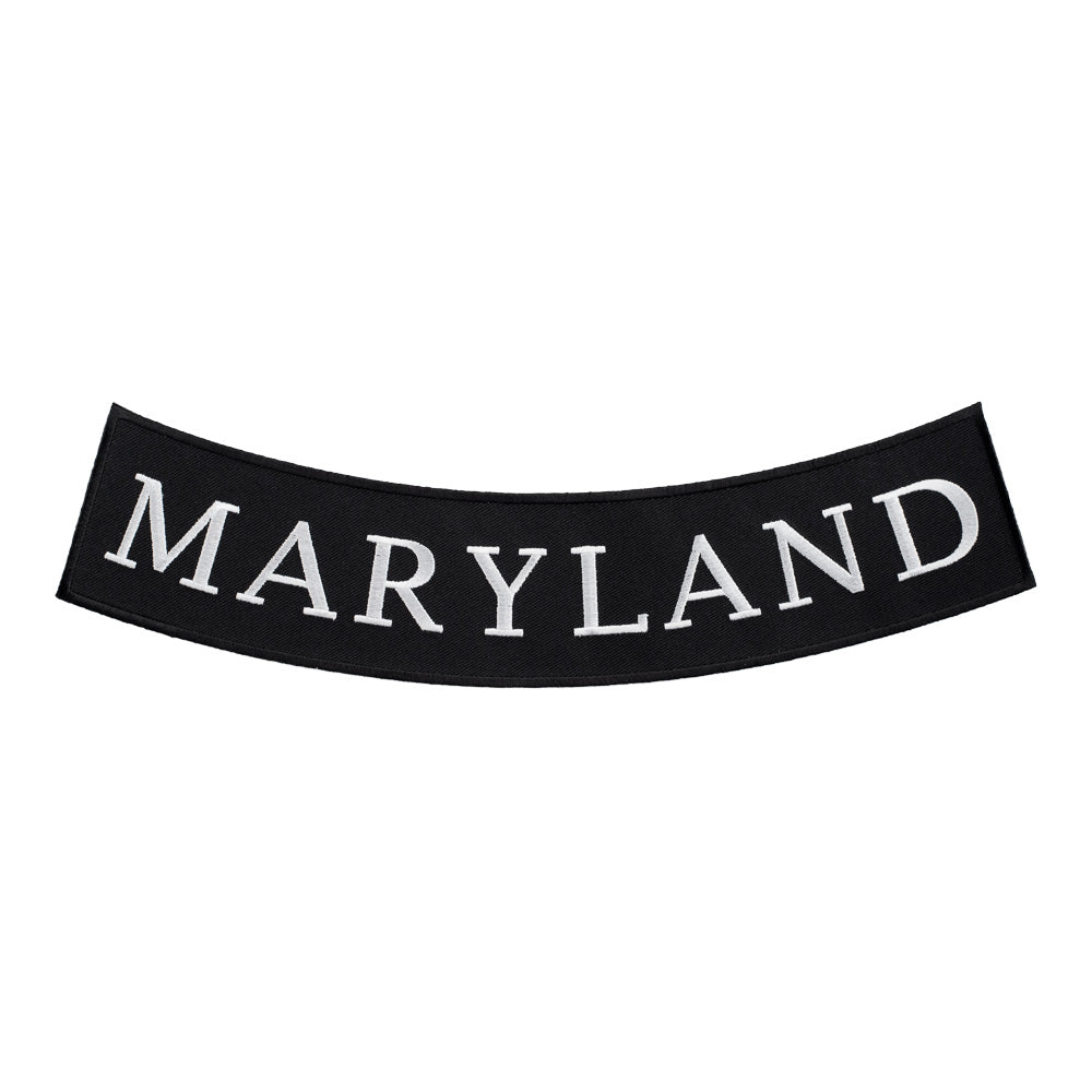 Maryland State Bottom Rocker Patch, Large Size — product image