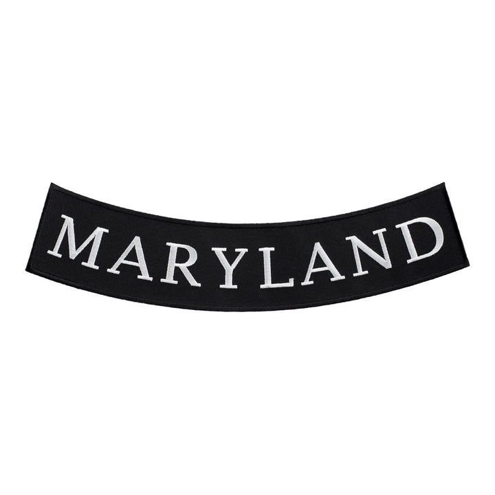 Maryland State Bottom Rocker Patch, Large Size — product image