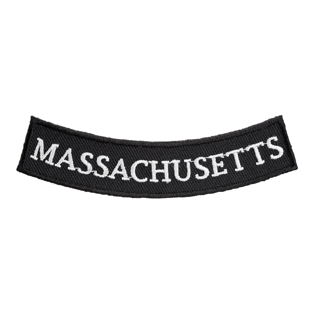 Massachusetts State Bottom Rocker Patch, Small Size — product image
