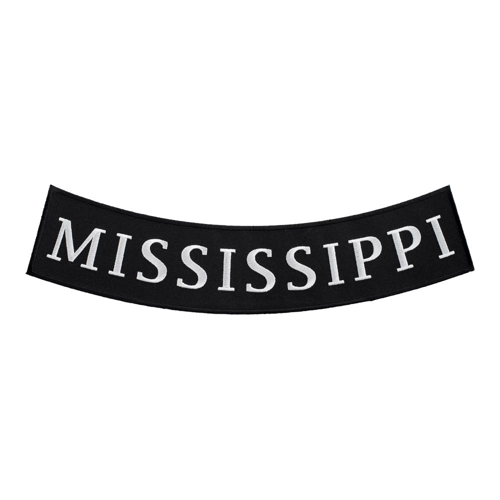 Mississippi State Bottom Rocker Patch, Large Size — product image