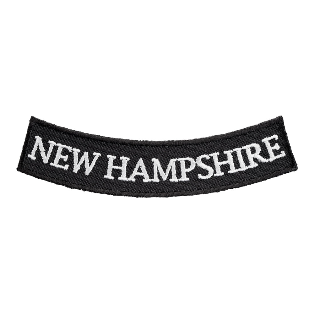 New Hampshire State Bottom Rocker Patch, Small Size — product image