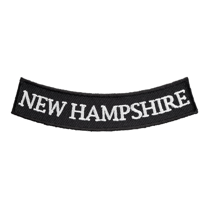 New Hampshire State Bottom Rocker Patch, Small Size — product image