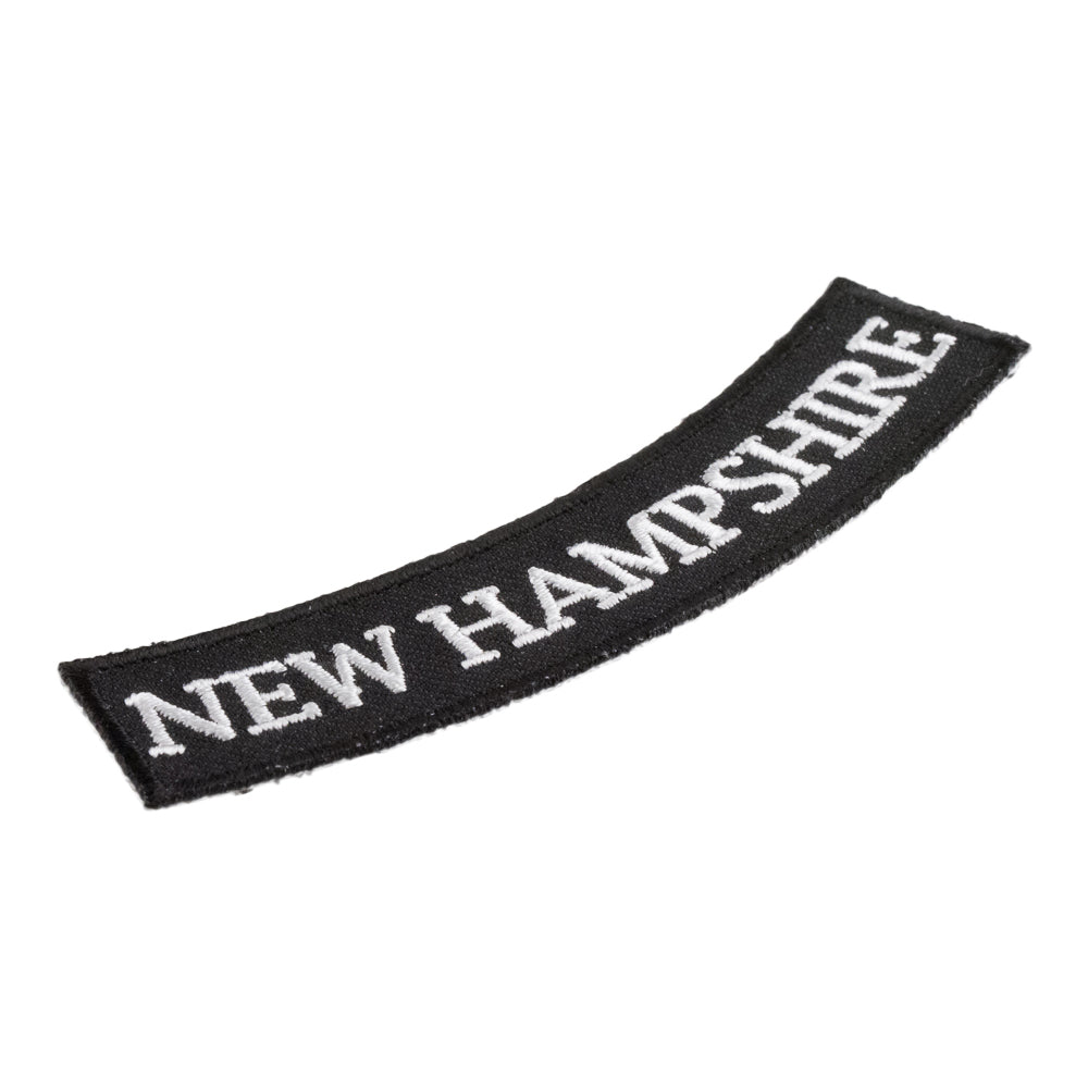 New Hampshire State Bottom Rocker Patch, Small Size — detail view 2
