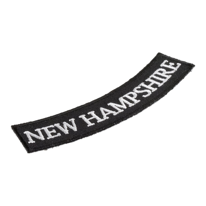 New Hampshire State Bottom Rocker Patch, Small Size — detail view 2