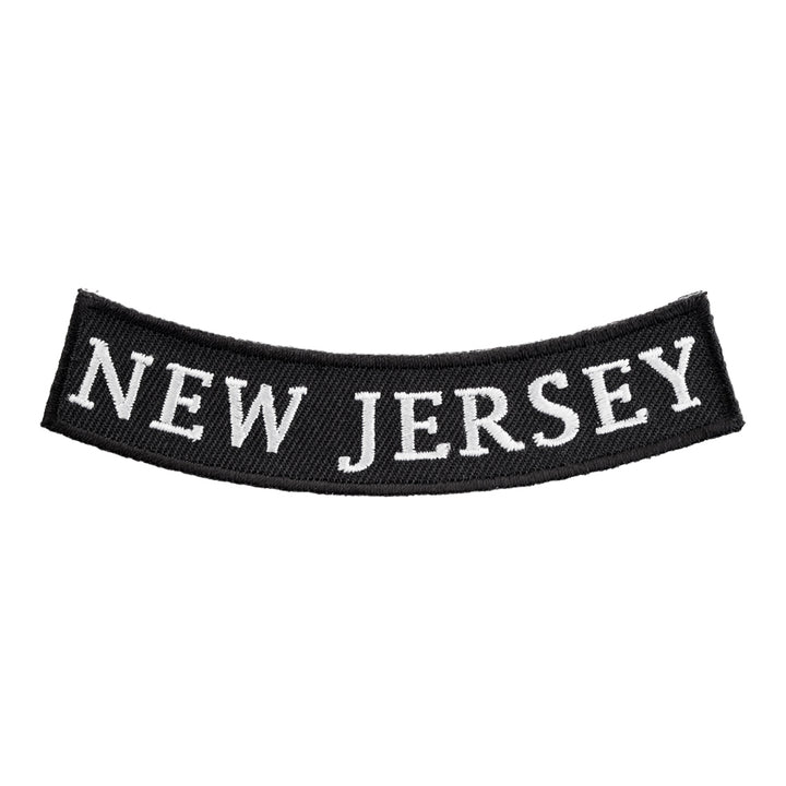 New Jersey State Bottom Rocker Patch, Small Size — product image