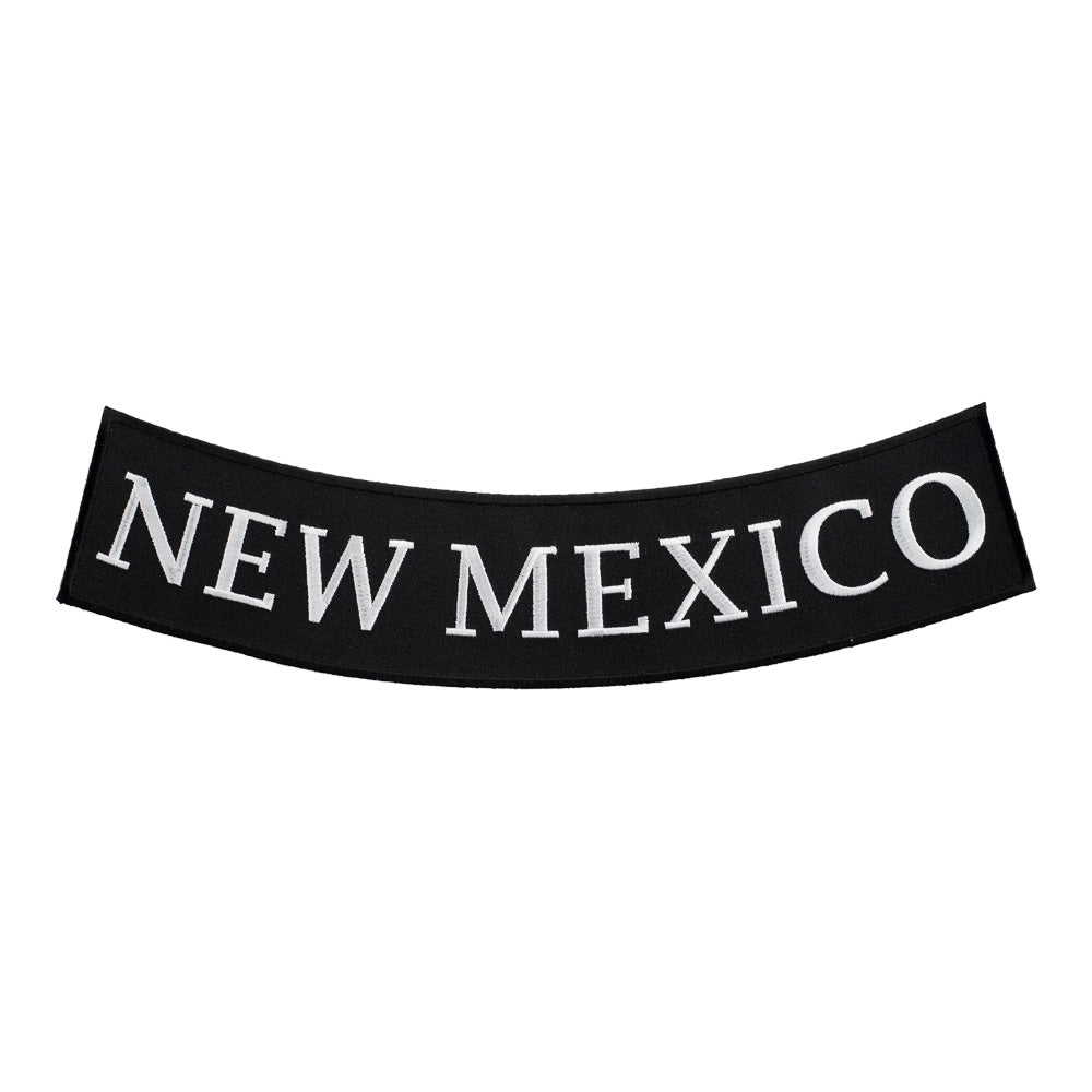New Mexico State Bottom Rocker Patch, Large Size — product image