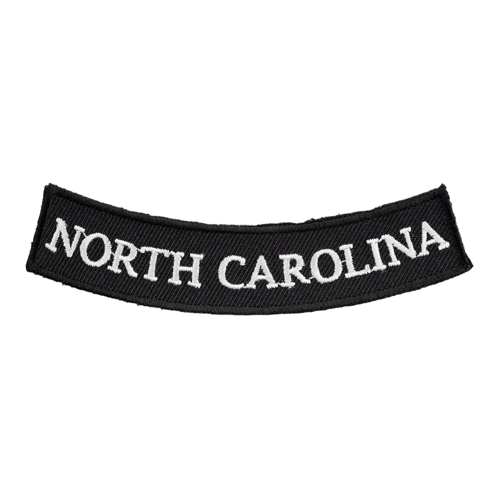North Carolina State Bottom Rocker Patch, Small Size — product image
