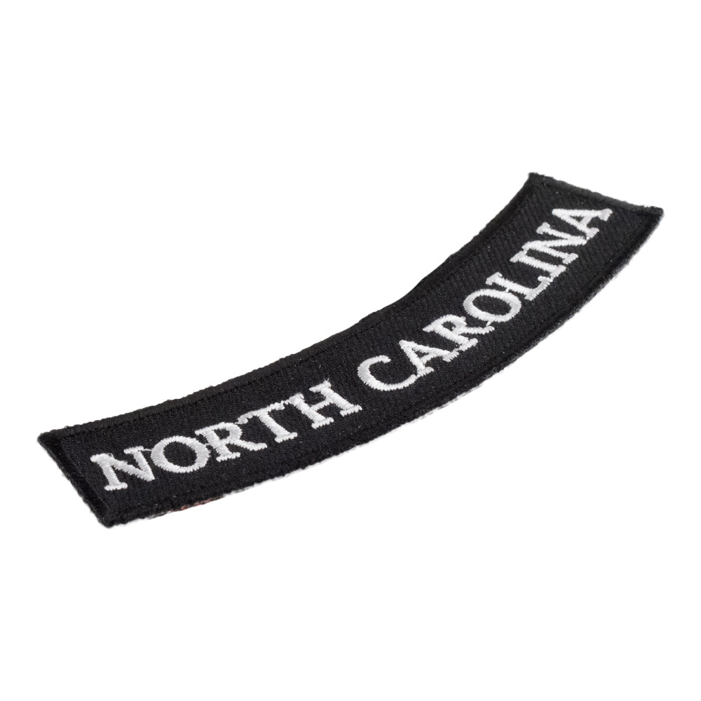 North Carolina State Bottom Rocker Patch, Small Size — detail view 2