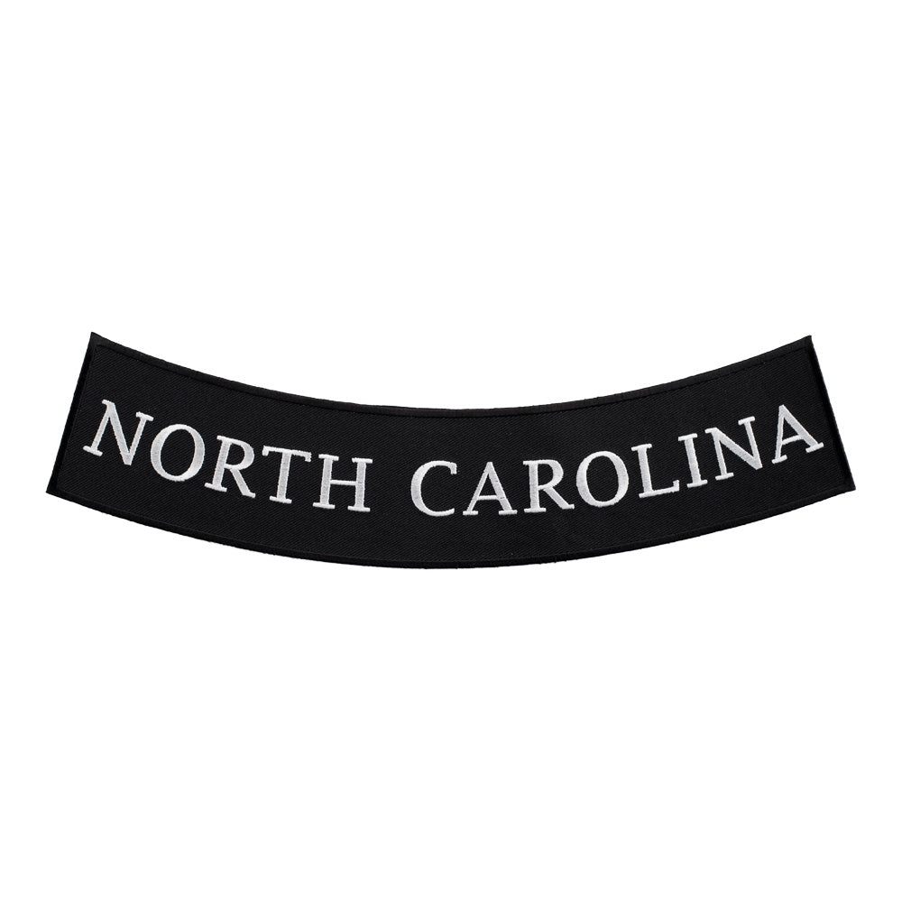 North Carolina State Bottom Rocker Patch, Large Size — product image