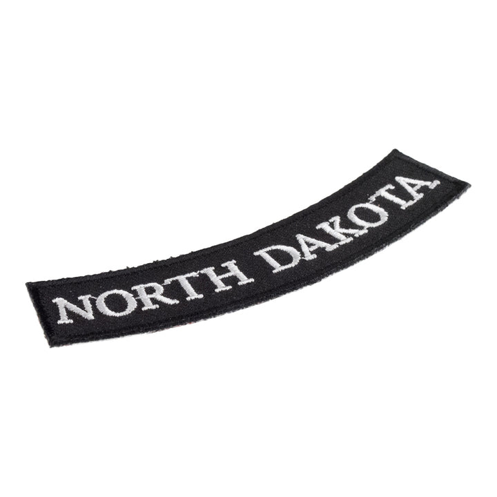 North Dakota State Bottom Rocker Patch, Small Size — detail view 2
