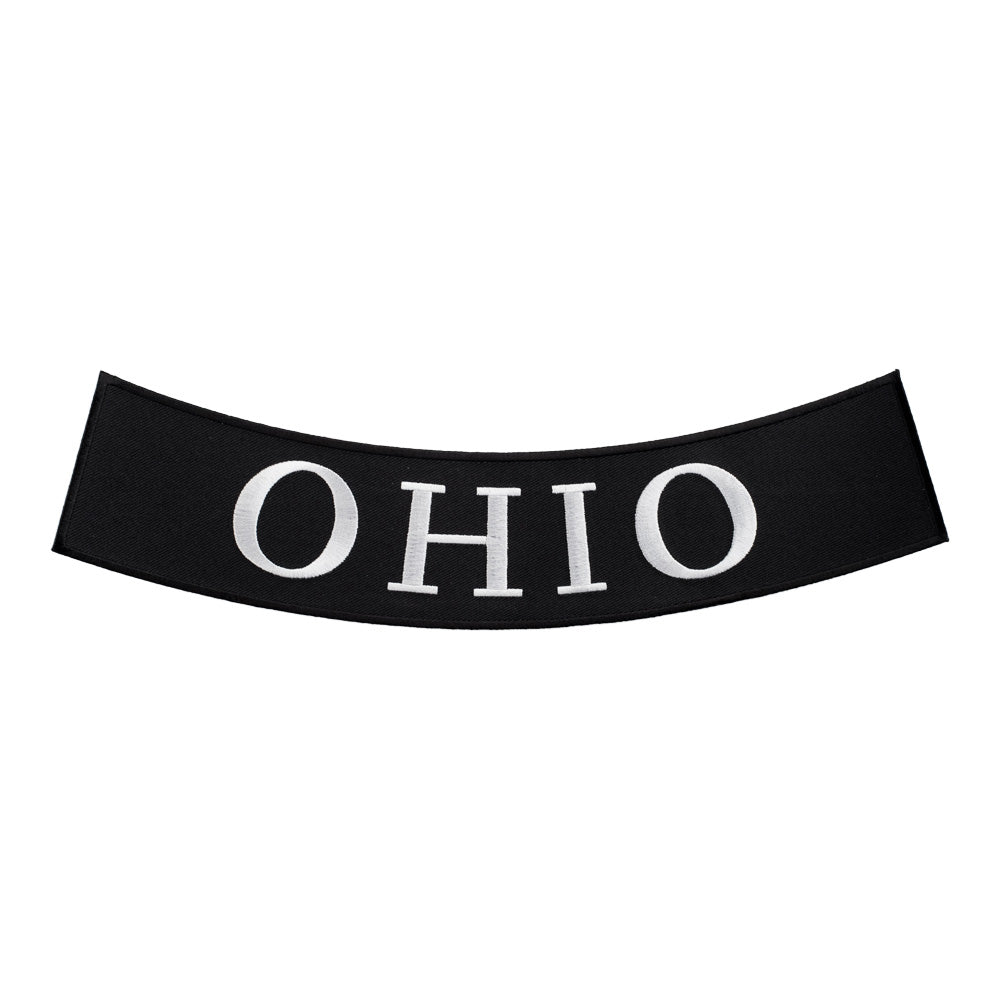 Ohio State Bottom Rocker Patch, Large Size — product image