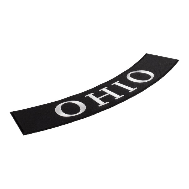 Ohio State Bottom Rocker Patch, Large Size — detail view 2