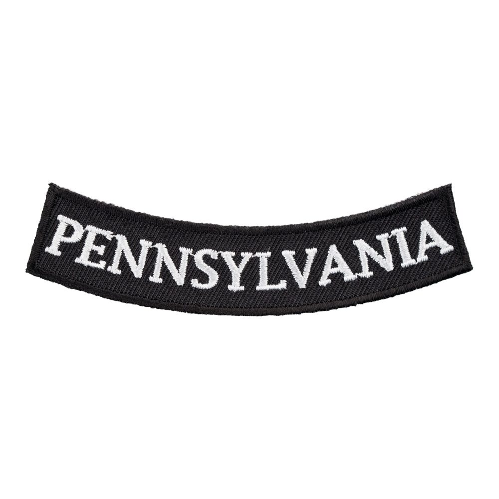 Pennsylvania State Bottom Rocker Patch, Small Size — product image