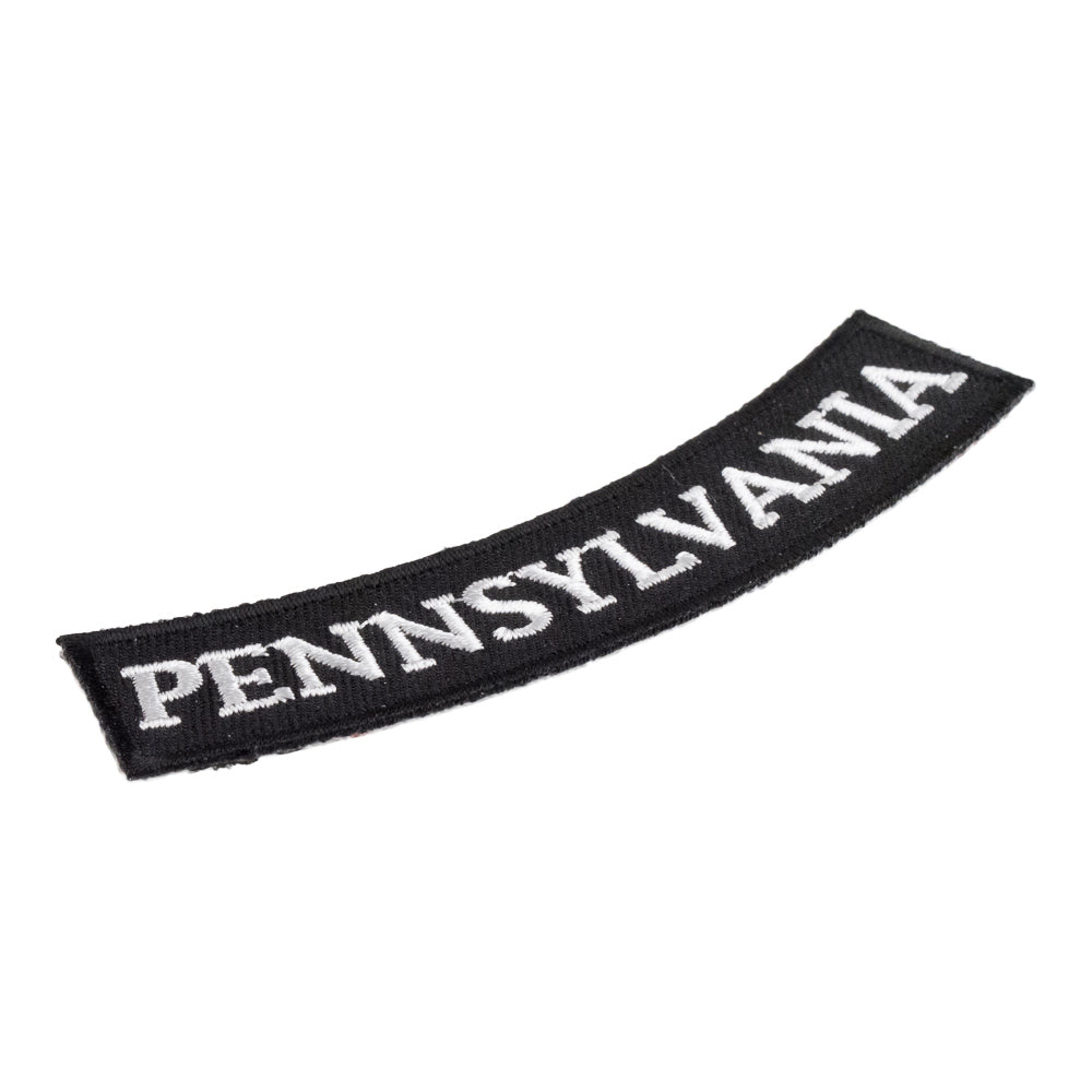 Pennsylvania State Bottom Rocker Patch, Small Size — detail view 2