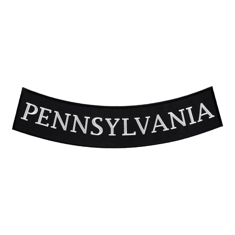 Pennsylvania State Bottom Rocker Patch, Large Size — product image