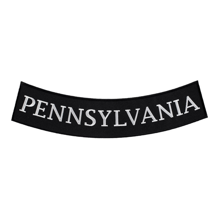 Pennsylvania State Bottom Rocker Patch, Large Size — product image