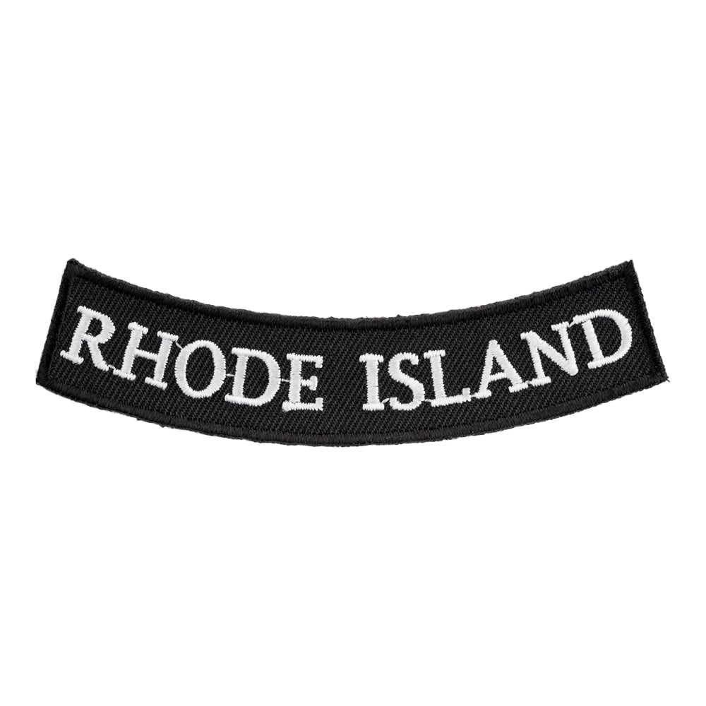 Rhode Island State Bottom Rocker Patch, Small Size — product image