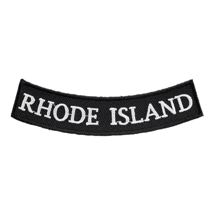 Rhode Island State Bottom Rocker Patch, Small Size — product image
