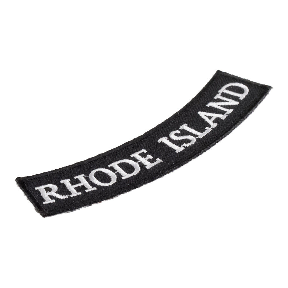 Rhode Island State Bottom Rocker Patch, Small Size — detail view 2