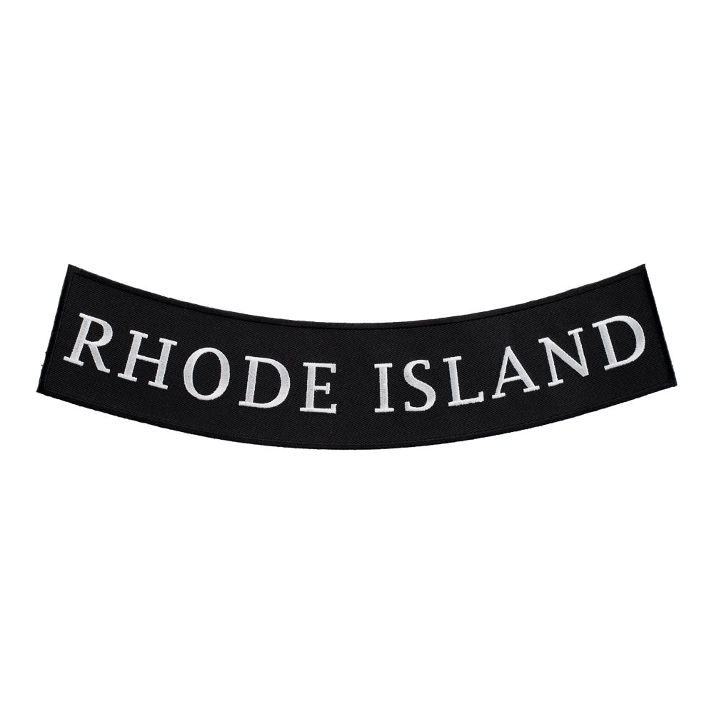 Rhode Island State Bottom Rocker Patch, Large Size — product image