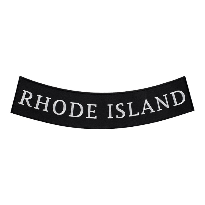 Rhode Island State Bottom Rocker Patch, Large Size — product image