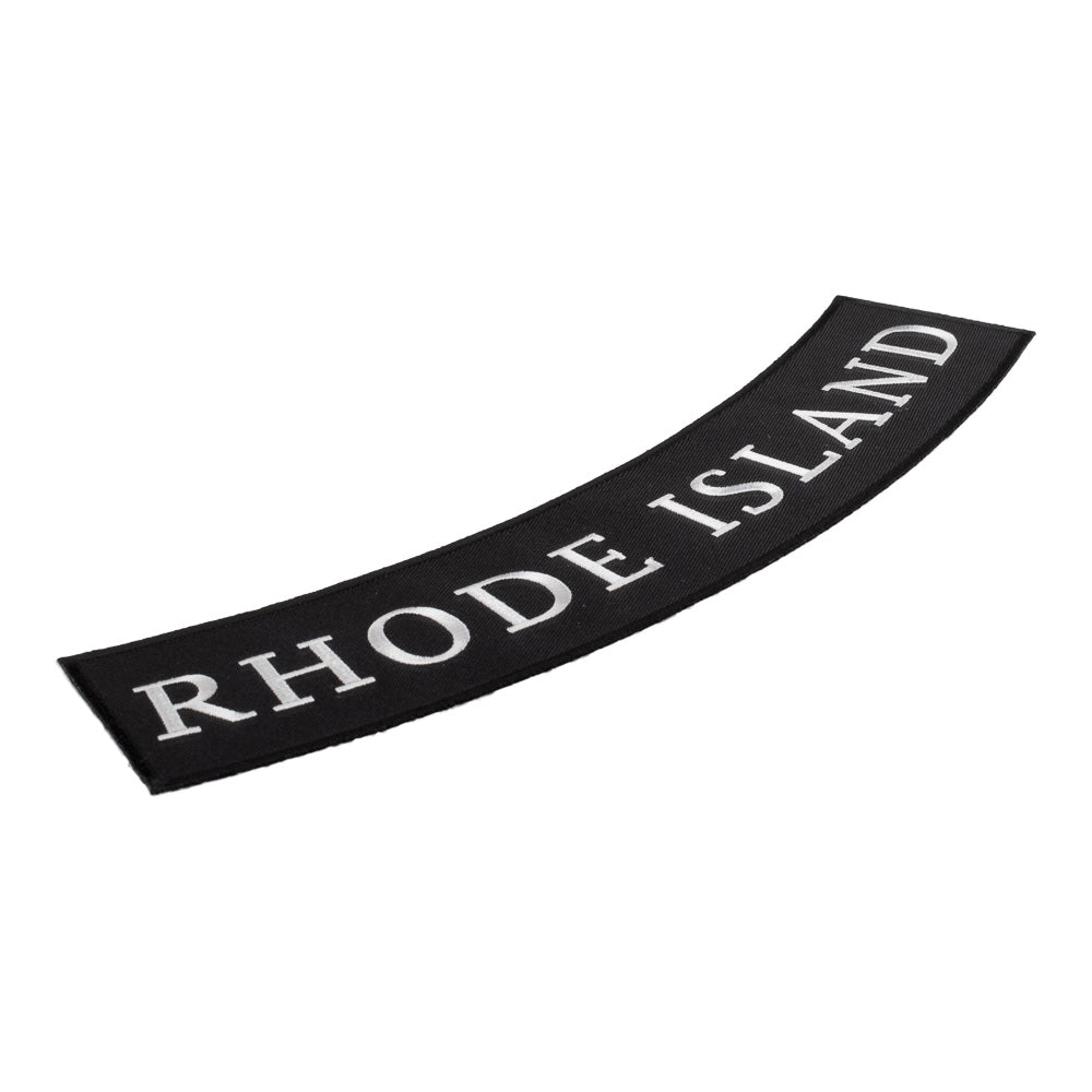 Rhode Island State Bottom Rocker Patch, Large Size — detail view 1