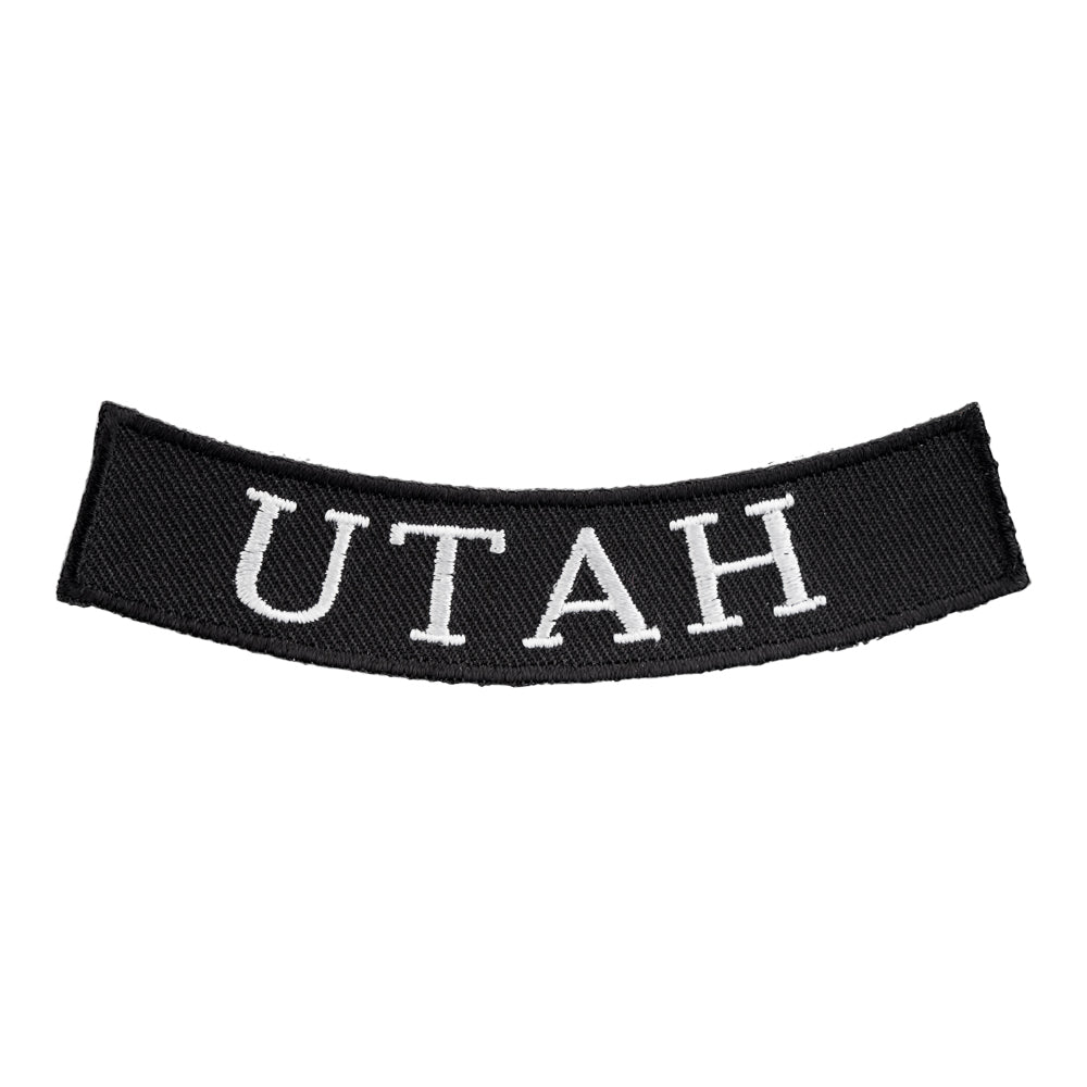 Utah State Bottom Rocker Patch, Small Size — product image
