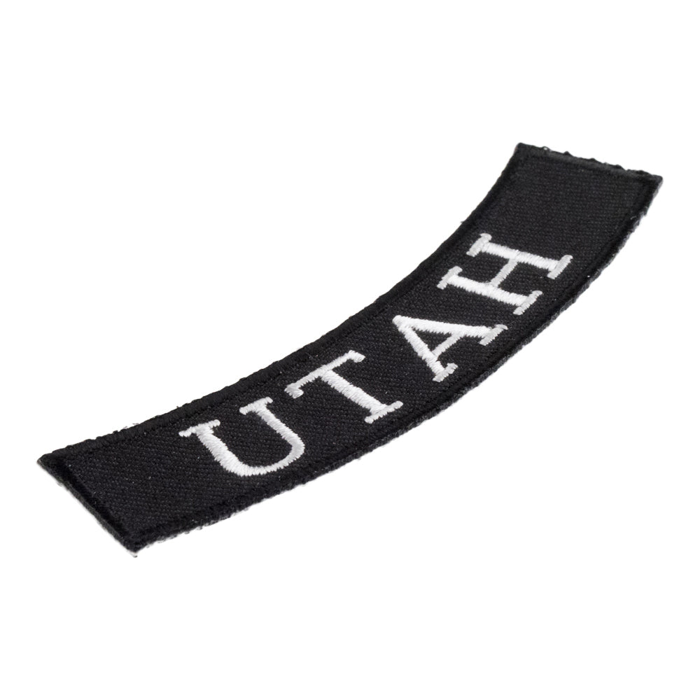 Utah State Bottom Rocker Patch, Small Size — detail view 2