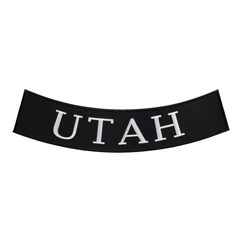 Utah State Bottom Rocker Patch, Large Size — product image