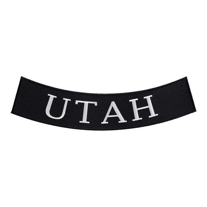 Utah State Bottom Rocker Patch, Large Size — product image