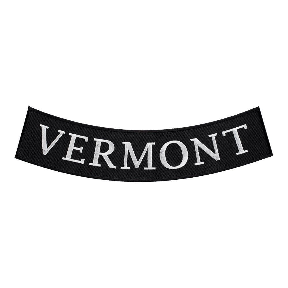Vermont State Bottom Rocker Patch, Large Size — product image