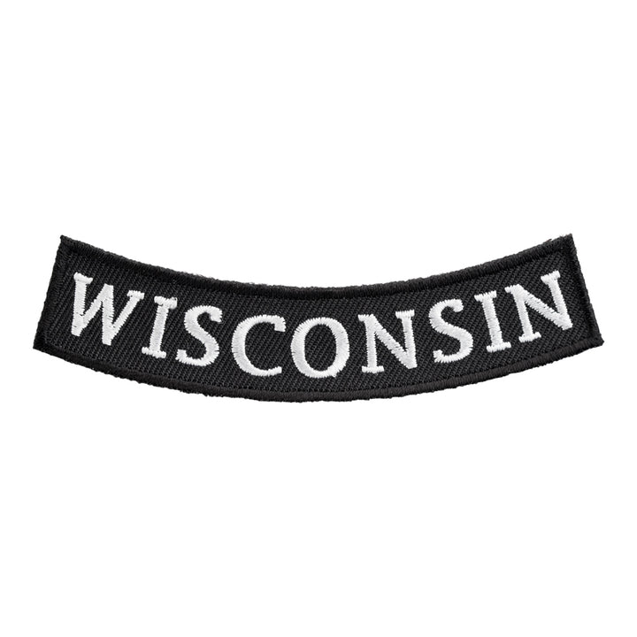 Wisconsin State Bottom Rocker Patch, Small Size — product image