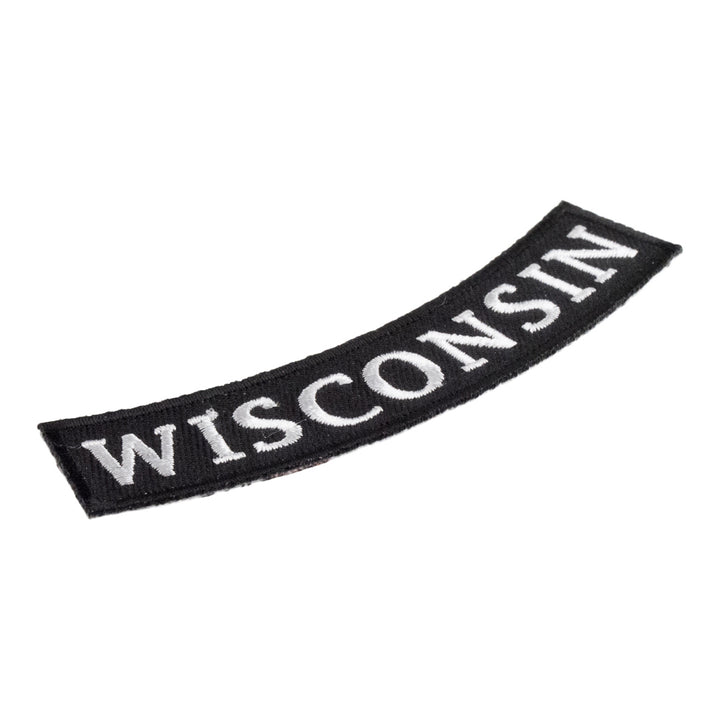 Wisconsin State Bottom Rocker Patch, Small Size — detail view 2