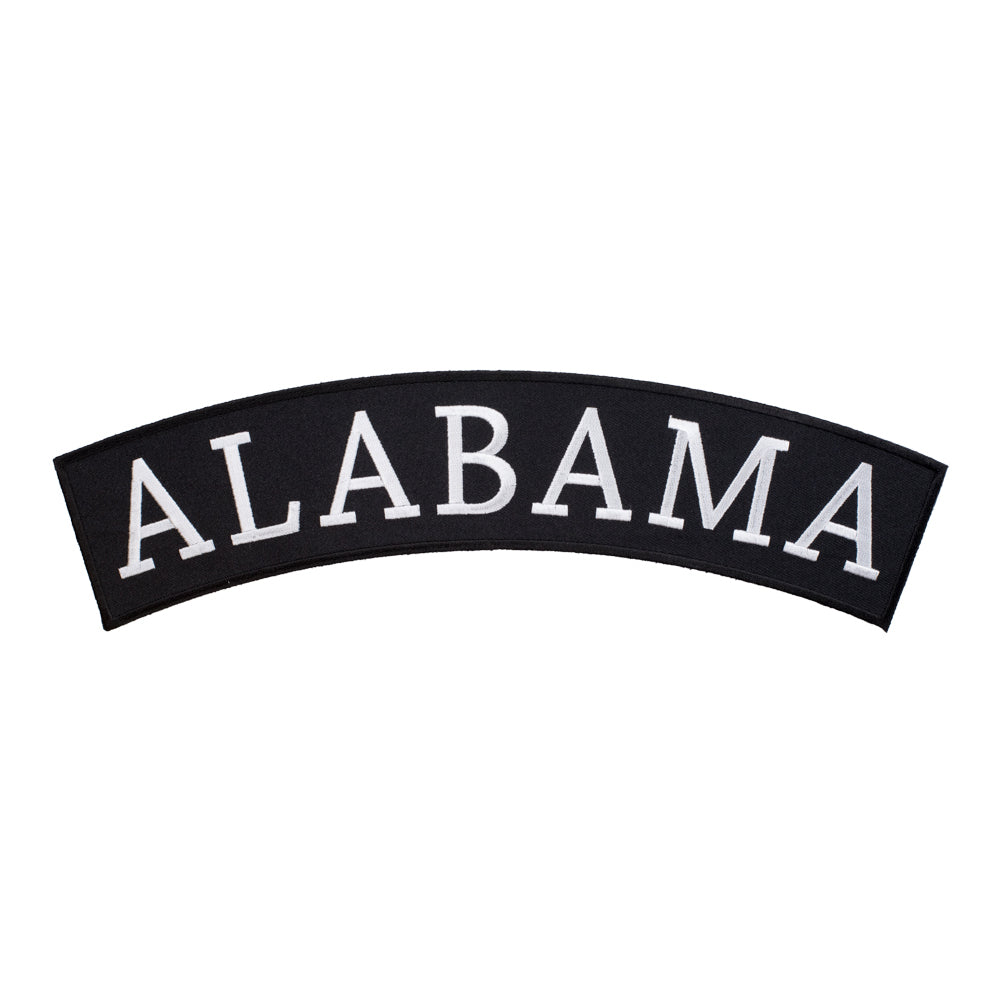 Alabama State Top Rocker Patch, Large Size — product image
