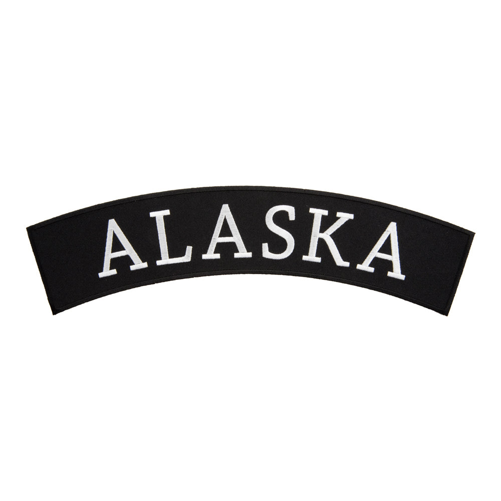 Alaska State Top Rocker Patch, Large Size — product image
