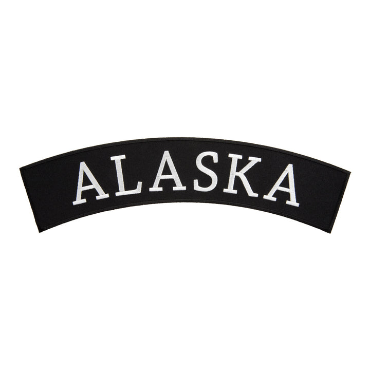 Alaska State Top Rocker Patch, Large Size — product image