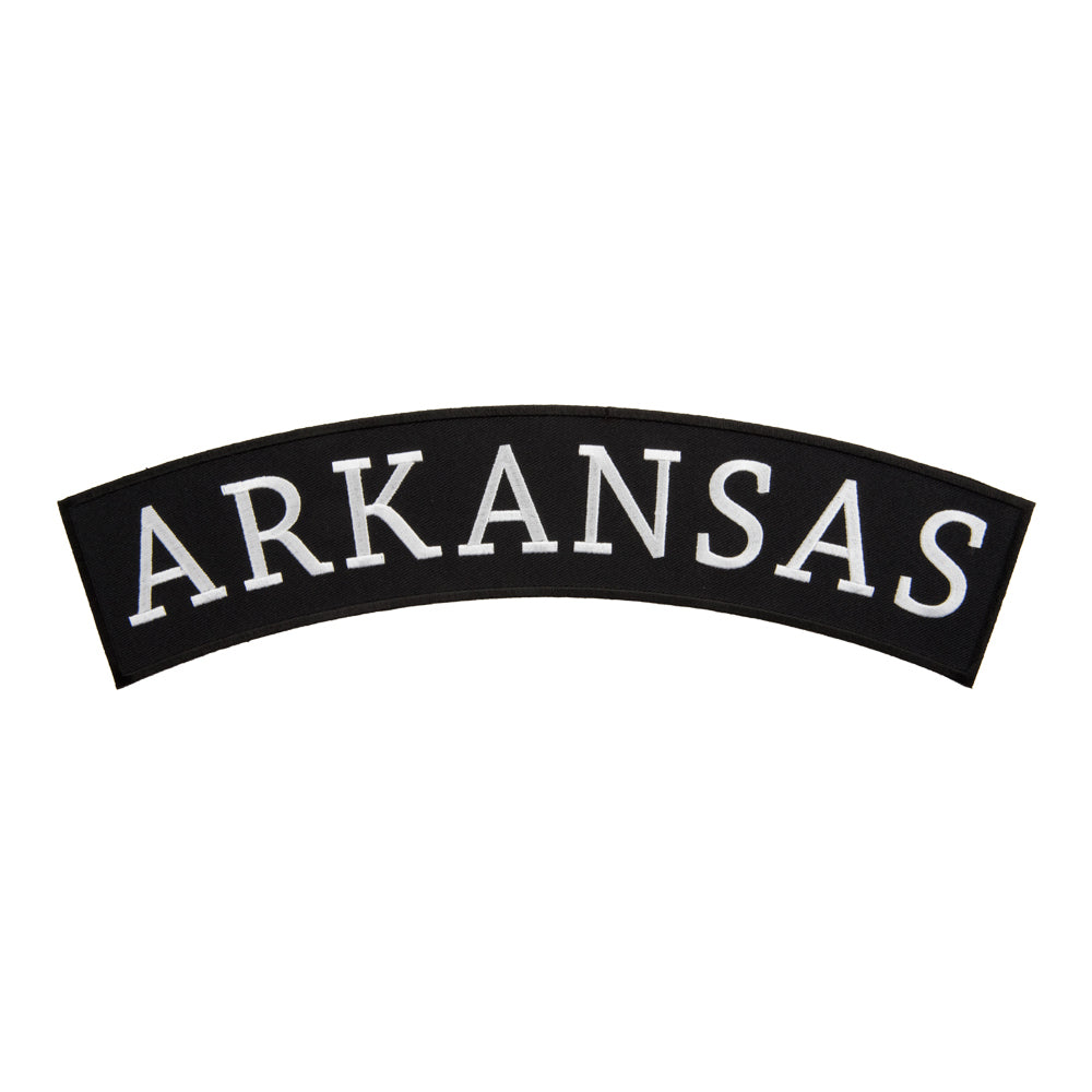 Arkansas State Top Rocker Patch, Large Size — product image