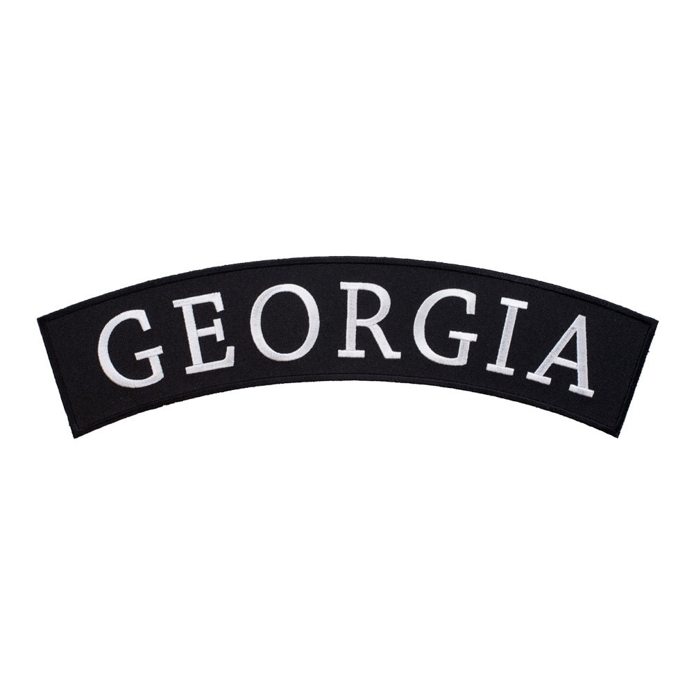 Georgia State Top Rocker Patch, Large Size — product image