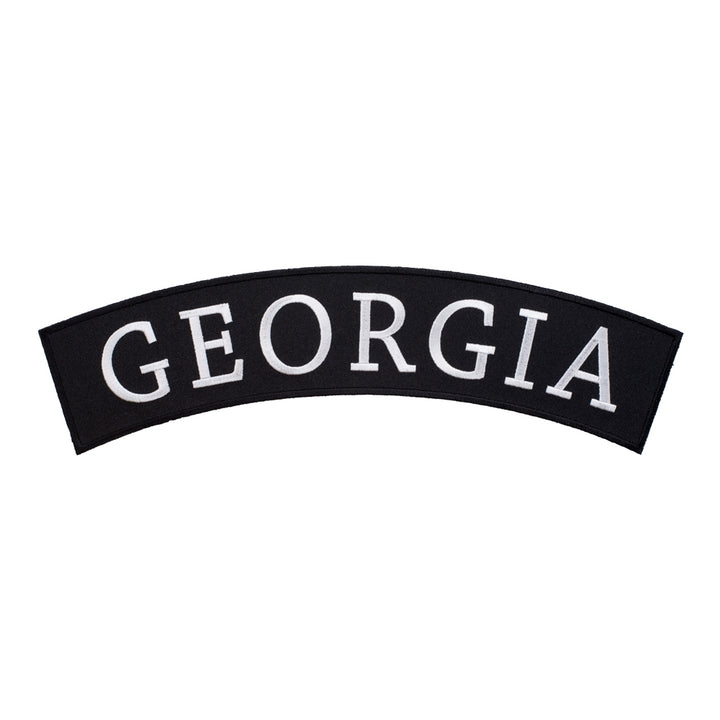 Georgia State Top Rocker Patch, Large Size — product image