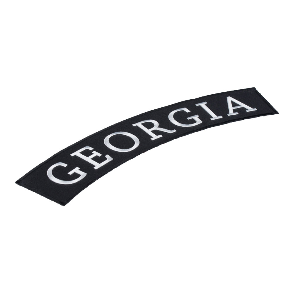 Georgia State Top Rocker Patch, Large Size — detail view 2