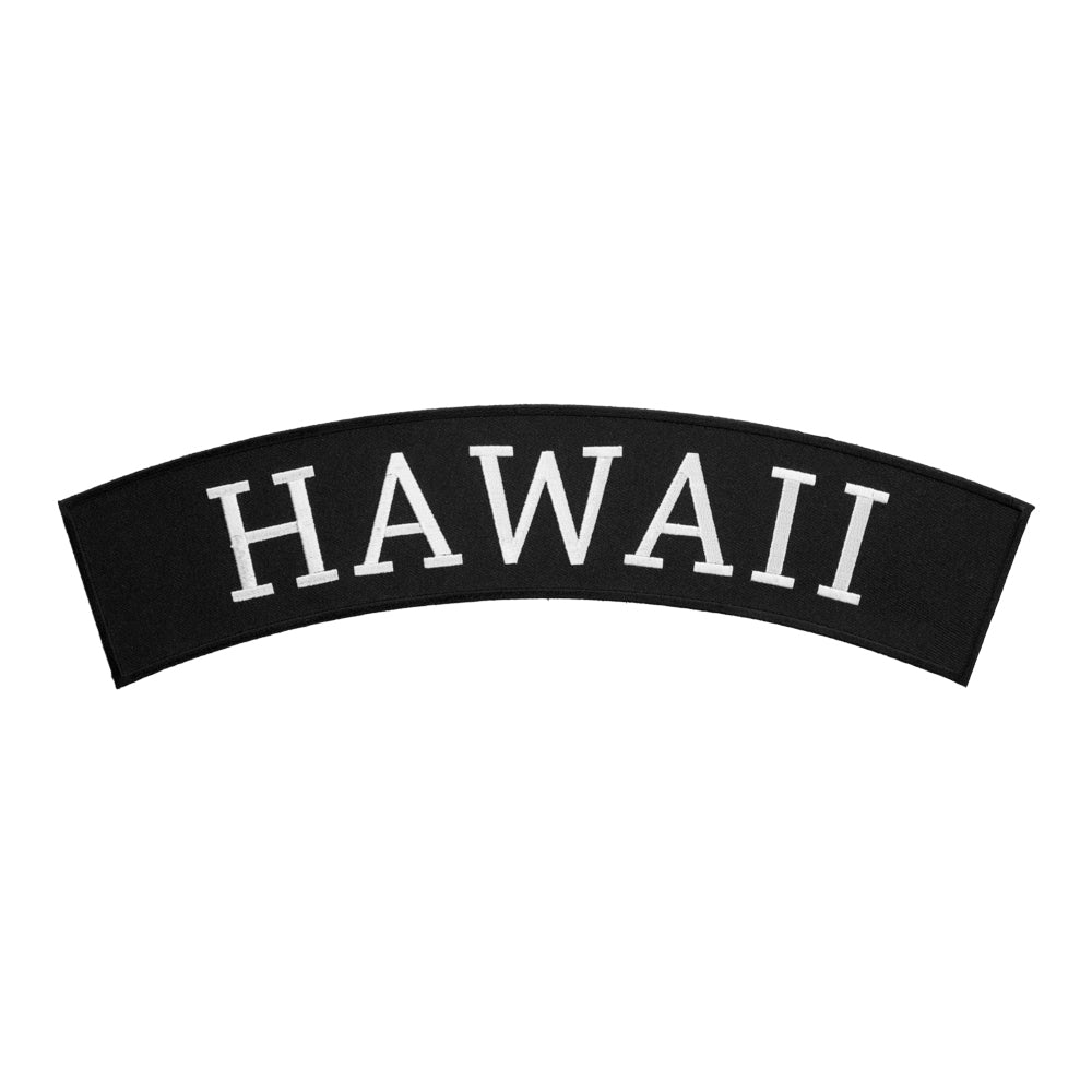 Hawaii State Top Rocker Patch, Large Size — product image