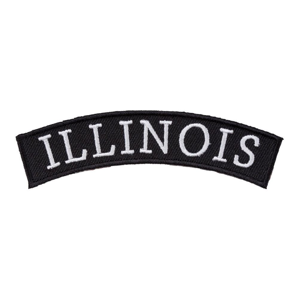 Illinois State Top Rocker Patch, Small Size — product image