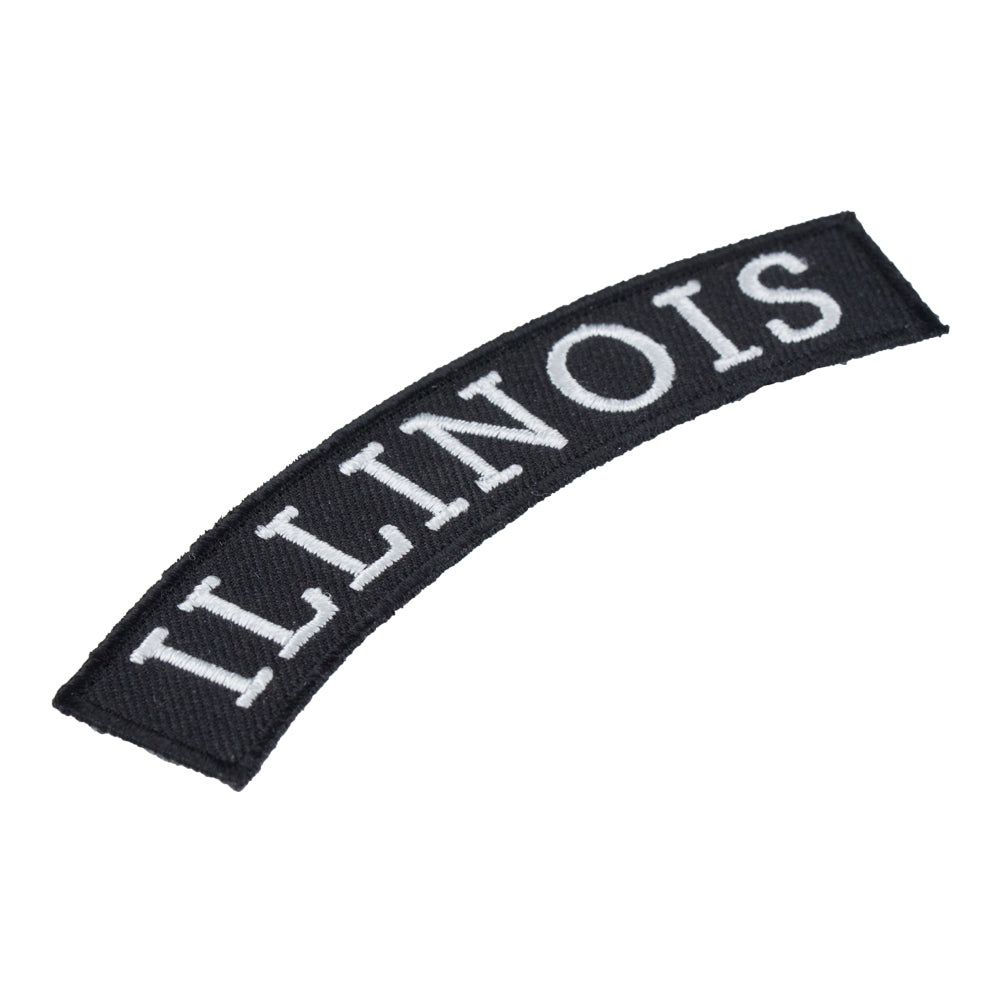 Illinois State Top Rocker Patch, Small Size — detail view 2